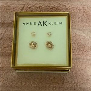 Anne Klein Rose Gold Earrings!